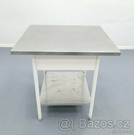Pracovní stůl s nerezovou deskou 84x75x85 cm - 1