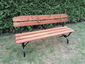 Nová zahradní lavička / lavičky s možností složení - 1