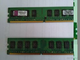 Prodám paměti RAM Kingston DDR2 do PC
