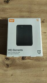 Externí HDD disk WD Elements Portable 2.5" 1TB černý