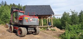 Nabízím práci bagrem Volvo 160 D