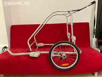 Kočárek/vozík za kolo Chariot pro 2 děti/dvojčata