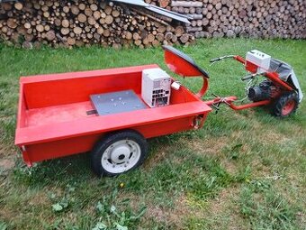 MF 70 s vozíkem předělaná na elektropohon