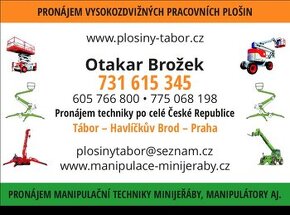 Pronájem pracovních plošin po celé ČR - 1
