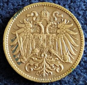 2 haléře 1902,1906,1907 b.zn. F.J.I. Rakousko-Uher