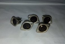 Konektor Din 5-ti kolík + zem - 5 ks. - 1