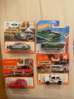 Hot wheels, Matchbox - dodge, honda, ford