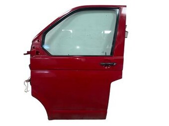 Levé přední dveře červená LA3H VW Transporter T5 FL 2010