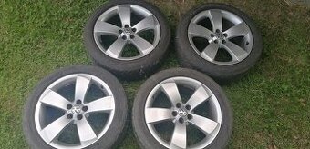 Alu kola 5x100 r17 originál Škoda 205/50 R17
