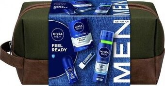 nový pánský set NIVEA Feel ready (4výrobky + taštička)