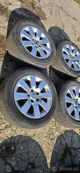 Alu kola r16, 5x112, octavia letní 205/55