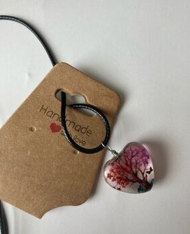 Handmade- šperky - srdce, strom - 1