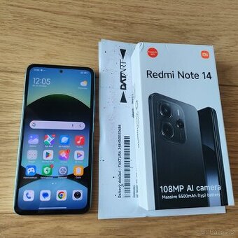 Xiaomi Redmi Note 14 8GB/256GB Black -Záruka Datart