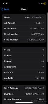 iPhone 12 mini 64GB