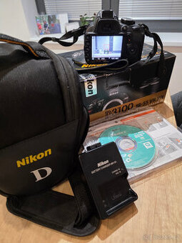 Zrcadlovka NIKON D3100 + Objektiv Nikkor 18-55 mm