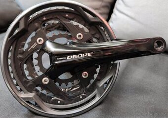 Krosové kliky Shimano Deore + osa
