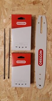 SADA VODICÍ LIŠTY A PILOVÝCH ŘETĚZŮ OREGON.