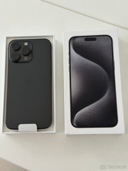 iPhone 15 Pro Max 256GB Black Titanium v záruce