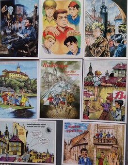 Prodám kreslené pohlednice Rychlé Šípy