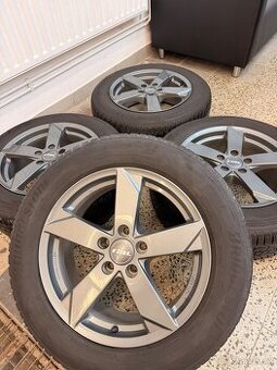 ALU kola Rial 5x112 R17 zimní pneu 215/65 R17