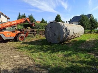 Ocelová/železná nádrž na vodu 50 m3 kubíků , 50000l