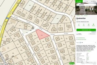 Stavební pozemek Doubravčice 843m2, Praha-Východ
