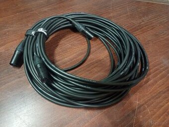 Prodám XLR kabely (Klotz, Neutrik), délka: 10m, 2ks