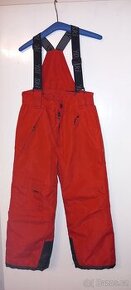 Lyžařské kalhoty červeno-černé