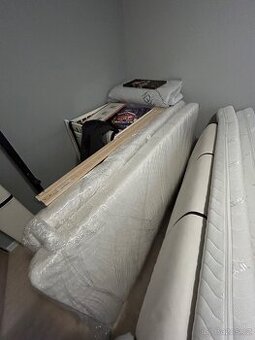 2x matrace 90x200cm - vyčištěné a zabalené READY K POUŽÍVÁNÍ