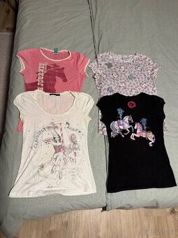 Trička s koníky vel. S