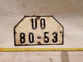 Koupím vyobrazený typ SPZ okres UO