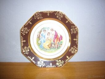 retro talíř tři grácie