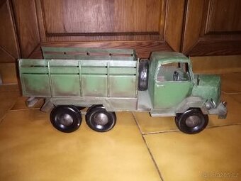 Náklaďák 40cm kovový plechový