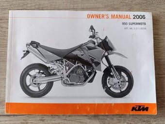 Originál uživatelský manuál KTM Supermoto 950