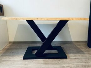 Akční set Jídelní  + konferenční stůl jasan masiv