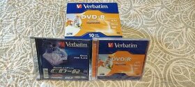 Obaly a média Verbatim DVD-R, CD-R - 1