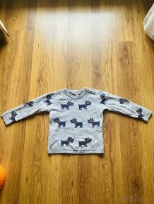 Dětský svetr s teriérem, vel. 80 (John Lewis) - 1