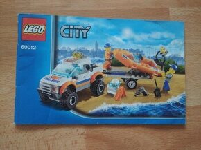 Lego City- auto a potápěčský člun, set 60012