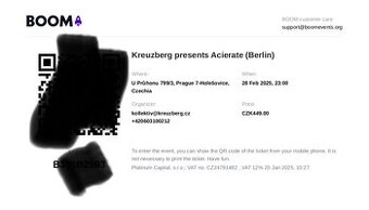 Kreuzberg klub Praha 28.2.2025