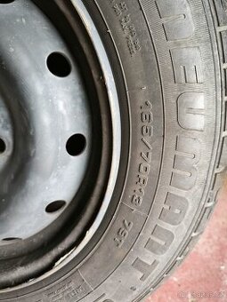 4x pneu letní 165/70R13 z Peugeotka 206