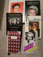 Biografie konvolut - Čejka, Donutil, Lir, Diana, Hepburn - 1