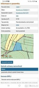 Prodám lesní pozemky - 1