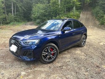 Audi Q5 sportback 2022 střešní nosič zahrádka + síťky
