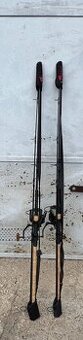 Prodám rybářské pruty Nash Dwarf 10ft 2,75lb s navijáky