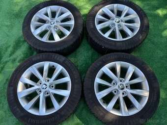 Originál alu kola Octavia 3 5x112 R16 Letní