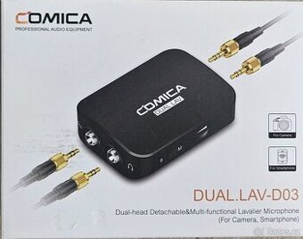 Duální klopový mikrofon COMICA DUAL LAV