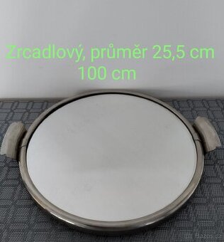 Retro zrcadlový podnos