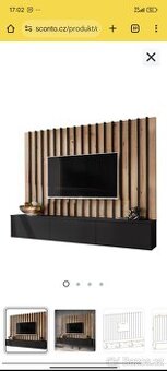 Obývací stěna se skříňkami