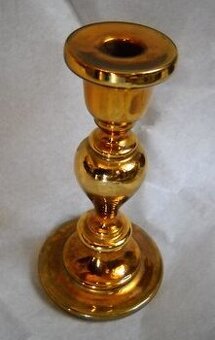 Svícen skleněný, sklárna Anín