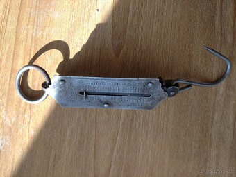 Starožitná kapesní pružinová váha – Pocket Balance 12 kg